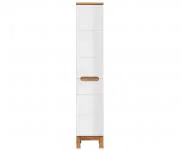 Kúpeľňová vysoká skrinka BALI WHITE 2D